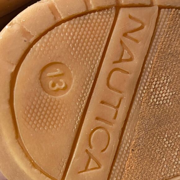 Nautica Blue and White High-Top Sneakers 13 - Picture 6 of 6